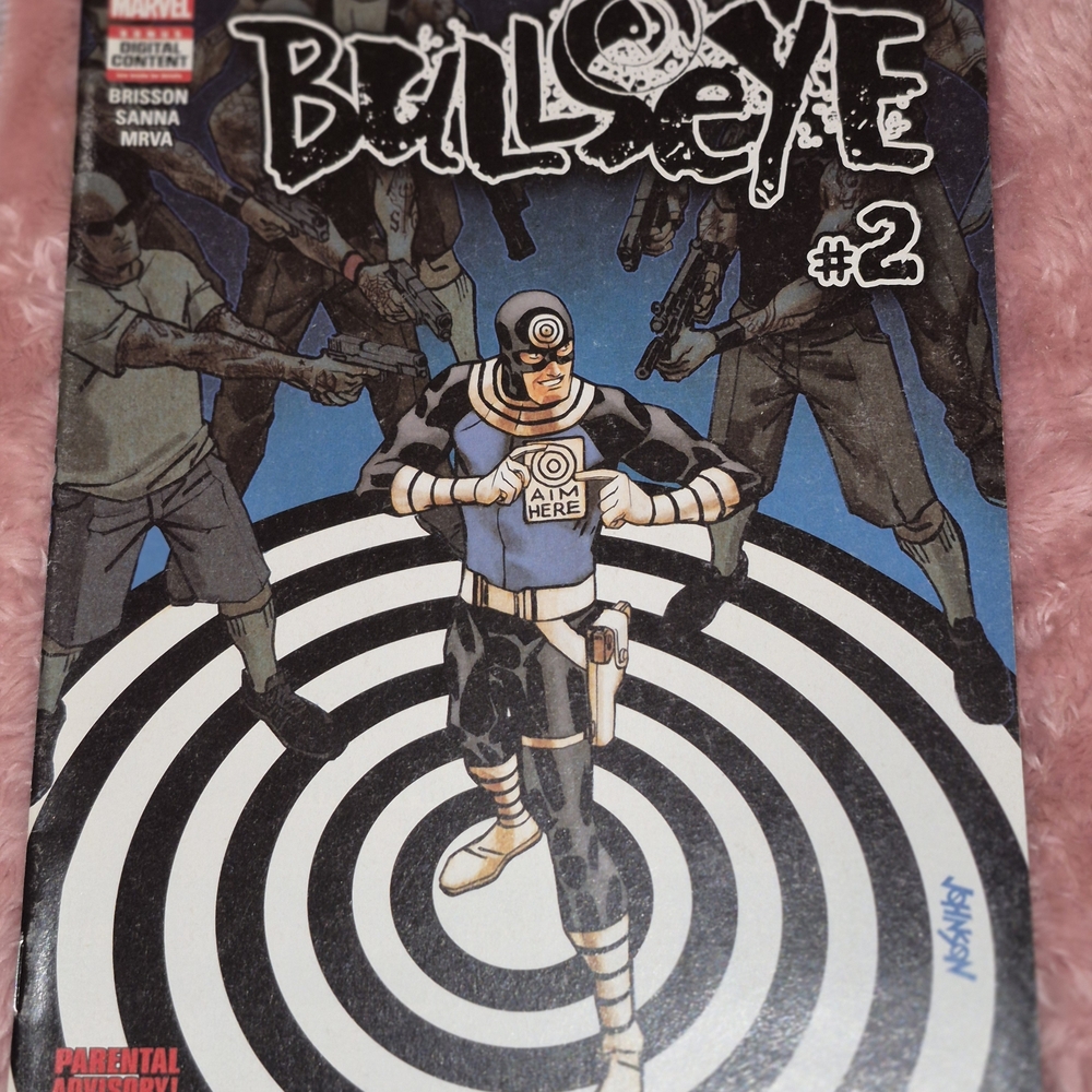 Marvel Bullseye #2 with Black and White Target Design